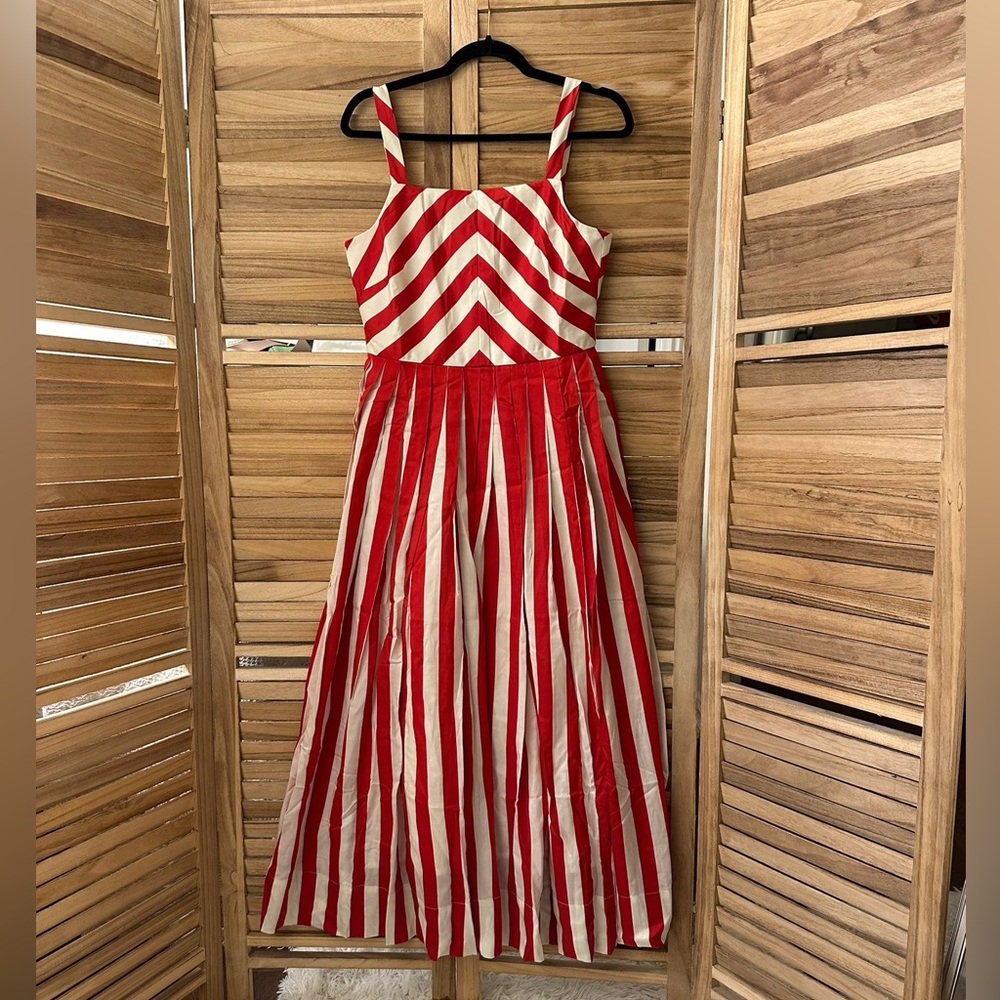 Tuckernuck Rouge Stripe Laina Dress in Red White S_NWT - Picture 6 of 9